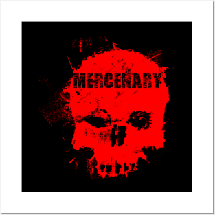 Mercenary Skull Posters and Art